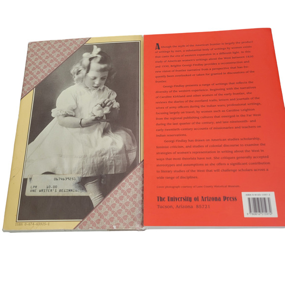 Two Books Frontiers of Womens Writing and One Writers Beginnings See Below - Picture 2 of 10